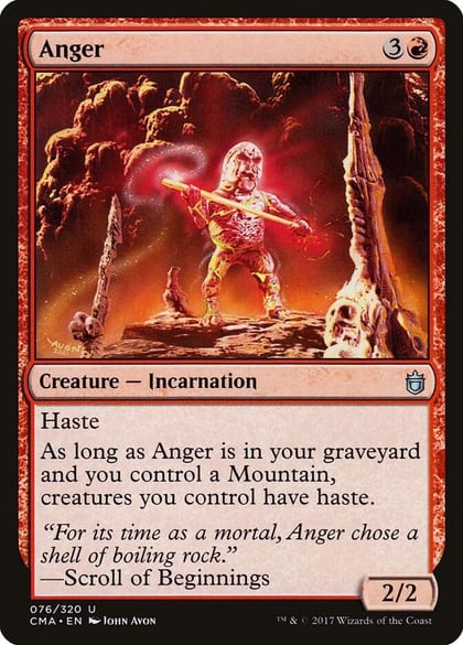Anger, Commander Anthology 76