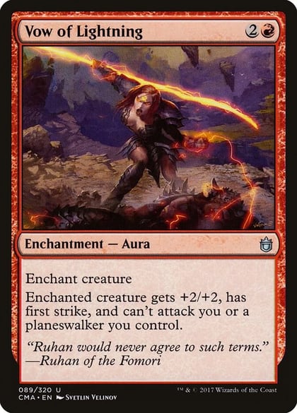 Vow of Lightning, Commander Anthology 89