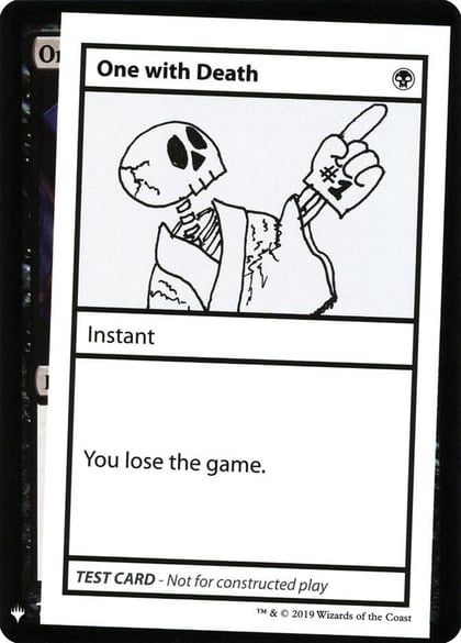 One With Death, Mystery Booster: Convention Edition Exclusives #202650