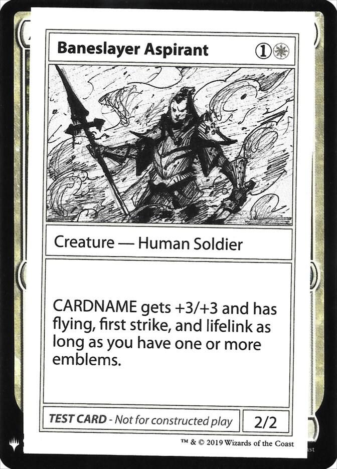 Baneslayer Aspirant, Mystery Booster: Convention Edition Exclusives #202669
