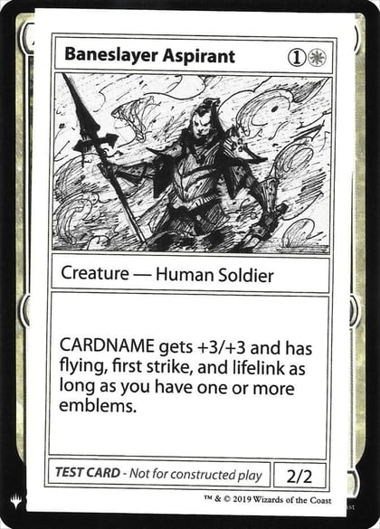 Baneslayer Aspirant, Mystery Booster: Convention Edition Exclusives #202669