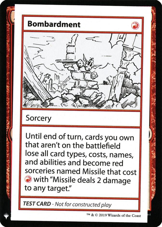 Bombardment, Mystery Booster: Convention Edition Exclusives #202680