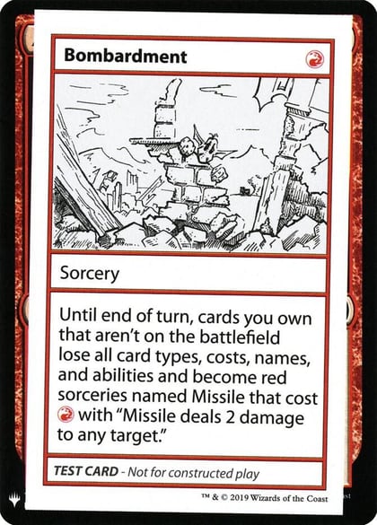 Bombardment, Mystery Booster: Convention Edition Exclusives #202680