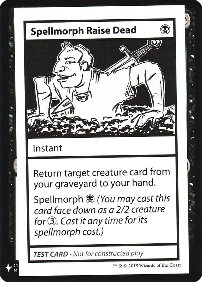 Spellmorph Raise Dead, Mystery Booster: Convention Edition Exclusives #202688