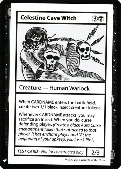 Celestine Cave Witch, Mystery Booster: Convention Edition Exclusives #202689
