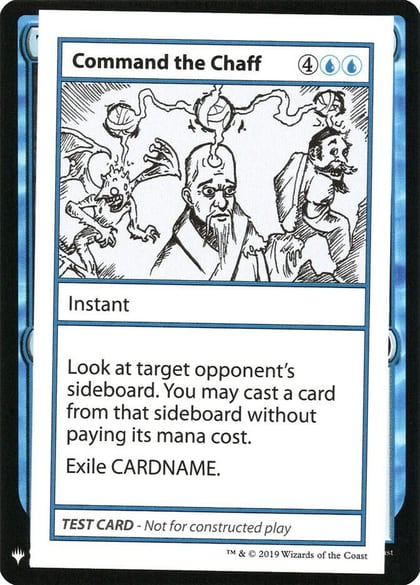 Command the Chaff, Mystery Booster: Convention Edition Exclusives #202696