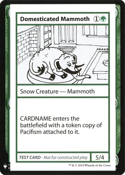 Domesticated Mammoth, Mystery Booster: Convention Edition Exclusives #202707