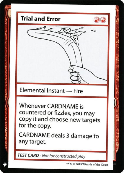 Trial and Error, Mystery Booster: Convention Edition Exclusives #202708