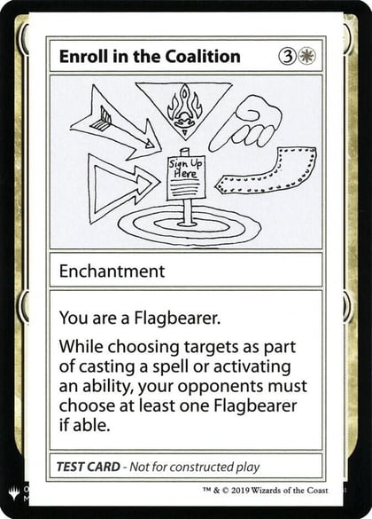 Enroll in the Coalition, Mystery Booster: Convention Edition Exclusives #202716