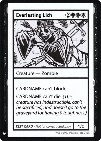 Everlasting Lich, Mystery Booster: Convention Edition Exclusives #202718