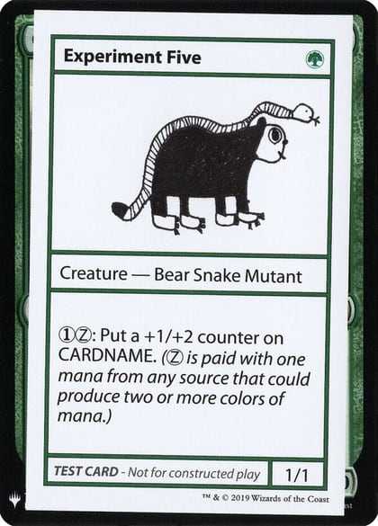 Experiment Five, Mystery Booster: Convention Edition Exclusives #202721