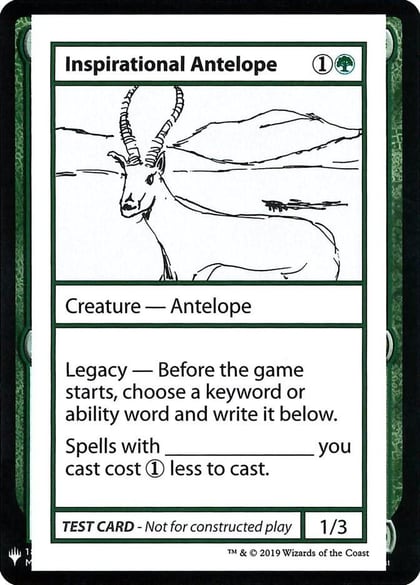 Inspirational Antelope, Mystery Booster: Convention Edition Exclusives #202757