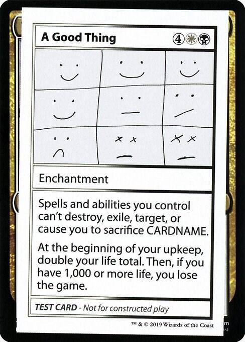 A Good Thing (No PW Symbol), Mystery Booster: Convention Edition Exclusives #246941