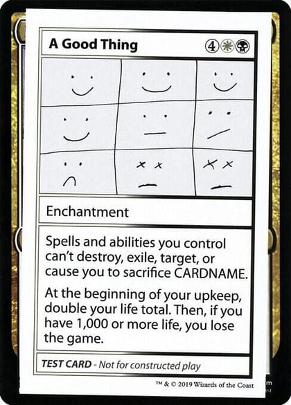A Good Thing (No PW Symbol), Mystery Booster: Convention Edition Exclusives #246941