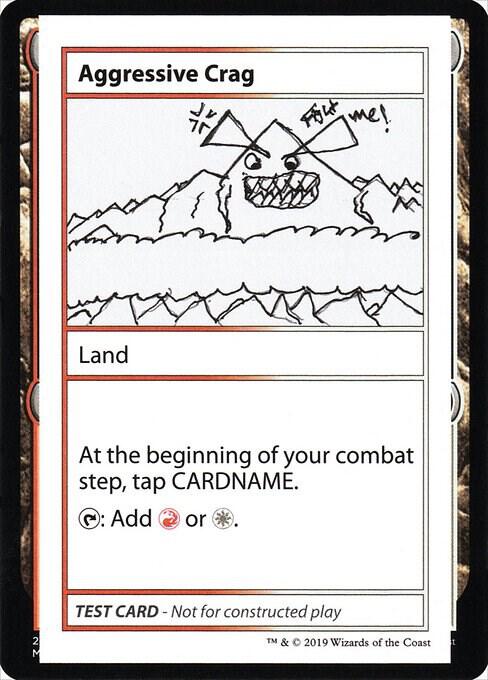 Aggressive Crag (No PW Symbol), Mystery Booster: Convention Edition Exclusives #246944
