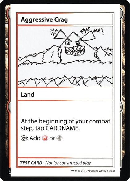 Aggressive Crag (No PW Symbol), Mystery Booster: Convention Edition Exclusives #246944