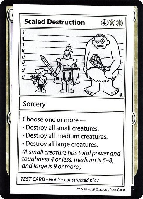 Scaled Destruction (No PW Symbol), Mystery Booster: Convention Edition Exclusives #246945