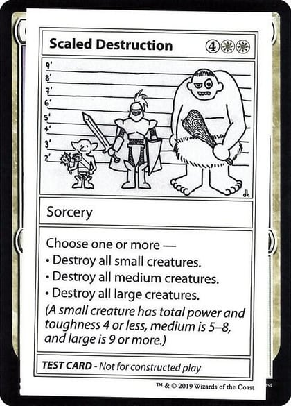 Scaled Destruction (No PW Symbol), Mystery Booster: Convention Edition Exclusives #246945