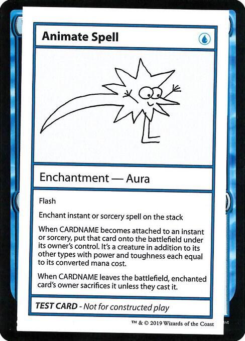 Animate Spell (No PW Symbol), Mystery Booster: Convention Edition Exclusives #246946