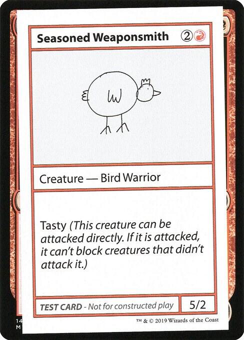 Seasoned Weaponsmith (No PW Symbol), Mystery Booster: Convention Edition Exclusives #246949