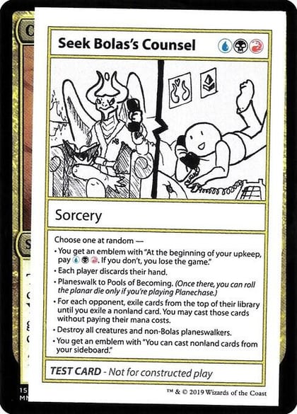 Seek Bolas's Counsel (No PW Symbol), Mystery Booster: Convention Edition Exclusives #246950