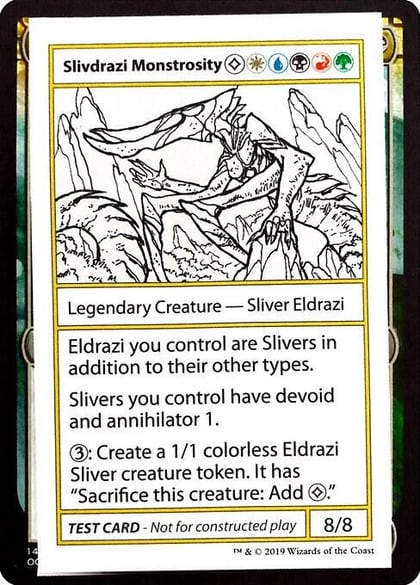 Slivdrazi Monstrosity (No PW Symbol), Mystery Booster: Convention Edition Exclusives #246953