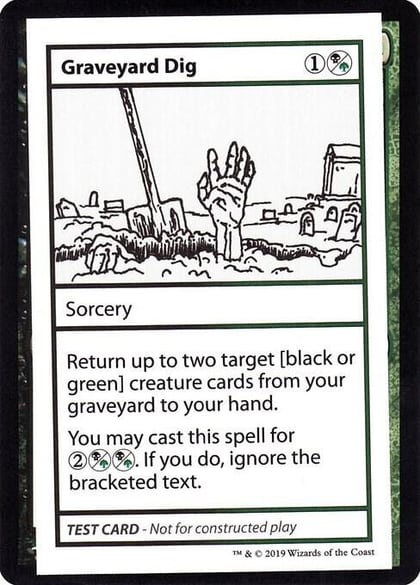 Graveyard Dig (No PW Symbol), Mystery Booster: Convention Edition Exclusives #246956
