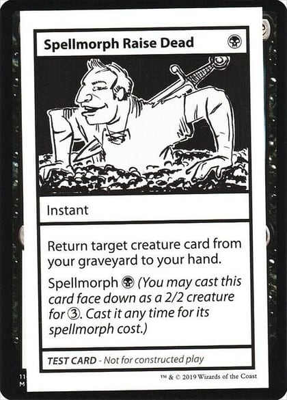 Spellmorph Raise Dead (No PW Symbol), Mystery Booster: Convention Edition Exclusives #246962