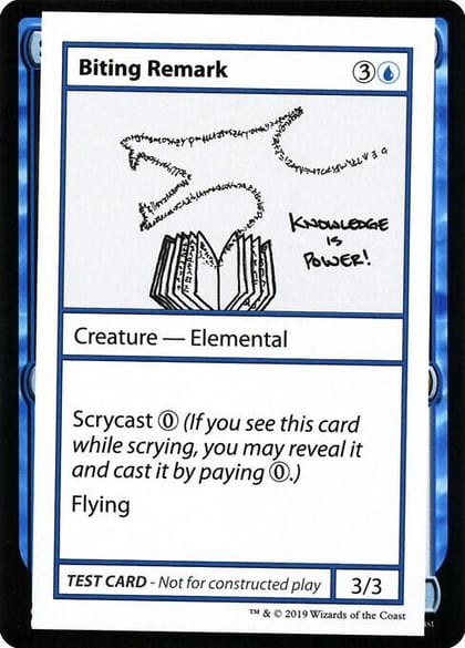 Biting Remark (No PW Symbol), Mystery Booster: Convention Edition Exclusives #246965