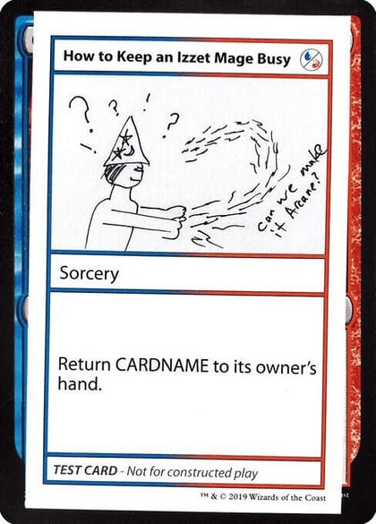 How to Keep an Izzet Mage Busy (No PW Symbol), Mystery Booster: Convention Edition Exclusives #246966
