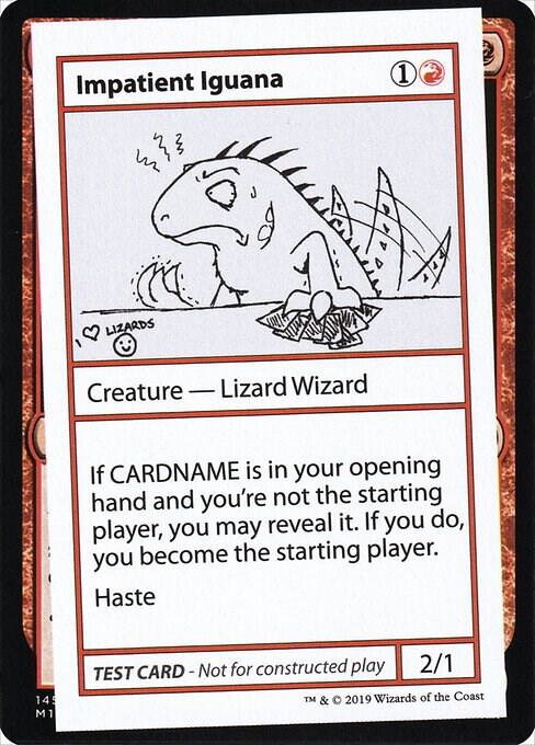 Impatient Iguana (No PW Symbol), Mystery Booster: Convention Edition Exclusives #246969
