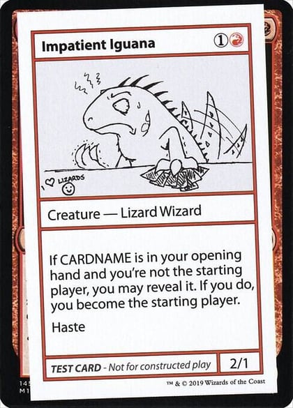 Impatient Iguana (No PW Symbol), Mystery Booster: Convention Edition Exclusives #246969