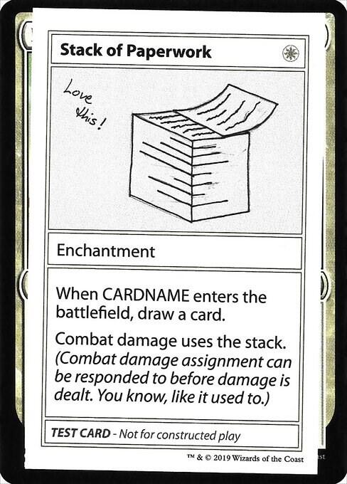 Stack of Paperwork (No PW Symbol), Mystery Booster: Convention Edition Exclusives #246970
