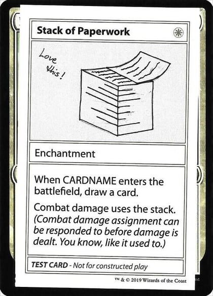 Stack of Paperwork (No PW Symbol), Mystery Booster: Convention Edition Exclusives #246970
