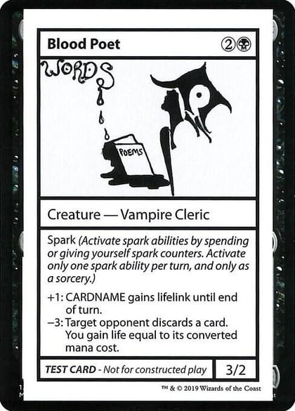 Blood Poet (No PW Symbol), Mystery Booster: Convention Edition Exclusives #246972