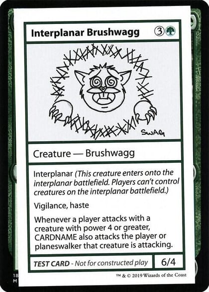 Interplanar Brushwagg (No PW Symbol), Mystery Booster: Convention Edition Exclusives #246975
