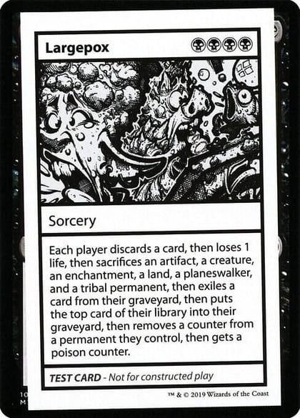 Largepox (No PW Symbol), Mystery Booster: Convention Edition Exclusives #246989