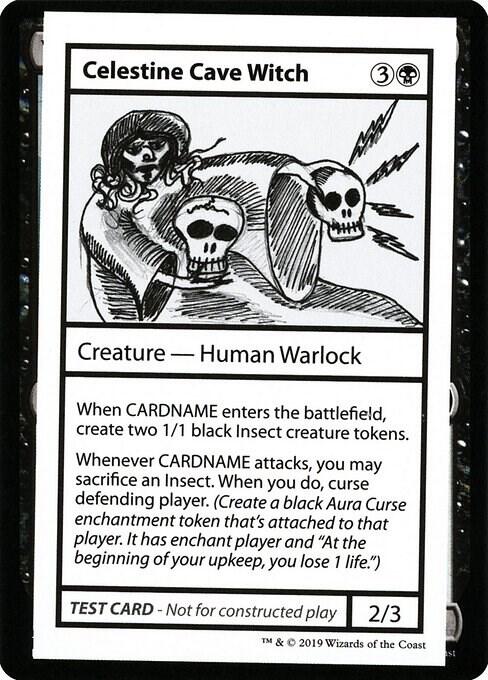Celestine Cave Witch (No PW Symbol), Mystery Booster: Convention Edition Exclusives #246990