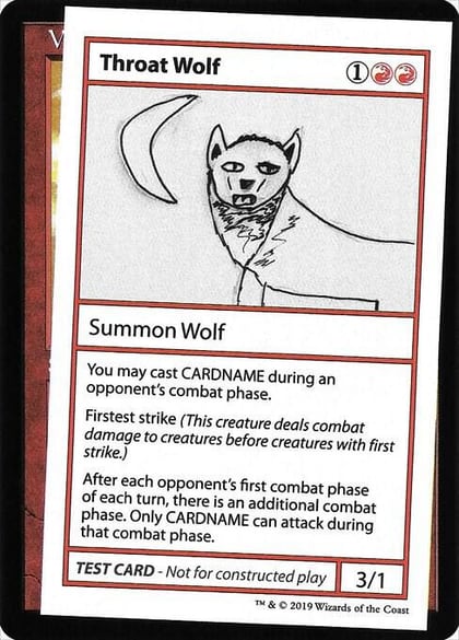 Throat Wolf (No PW Symbol), Mystery Booster: Convention Edition Exclusives #246991