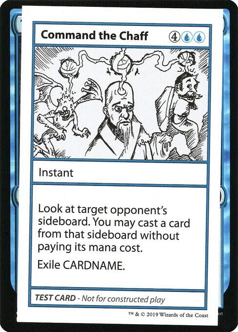 Command the Chaff (No PW Symbol), Mystery Booster: Convention Edition Exclusives #246999