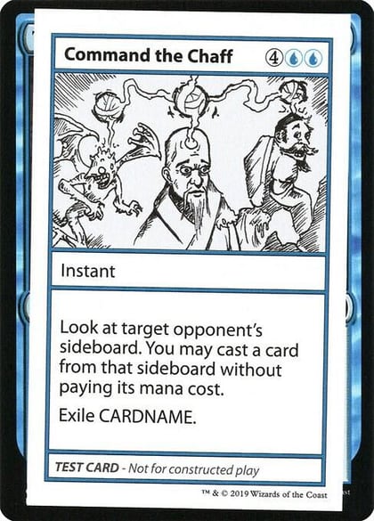 Command the Chaff (No PW Symbol), Mystery Booster: Convention Edition Exclusives #246999