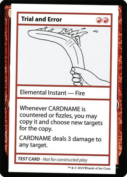 Trial and Error (No PW Symbol), Mystery Booster: Convention Edition Exclusives #247004