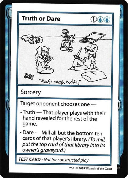 Truth or Dare (No PW Symbol), Mystery Booster: Convention Edition Exclusives #247007