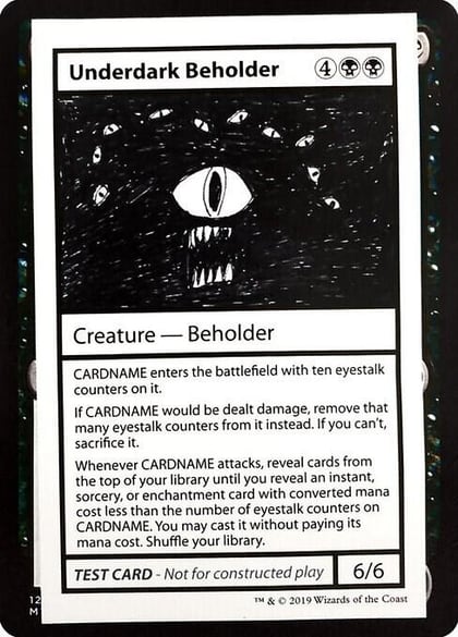 Underdark Beholder (No PW Symbol), Mystery Booster: Convention Edition Exclusives #247009