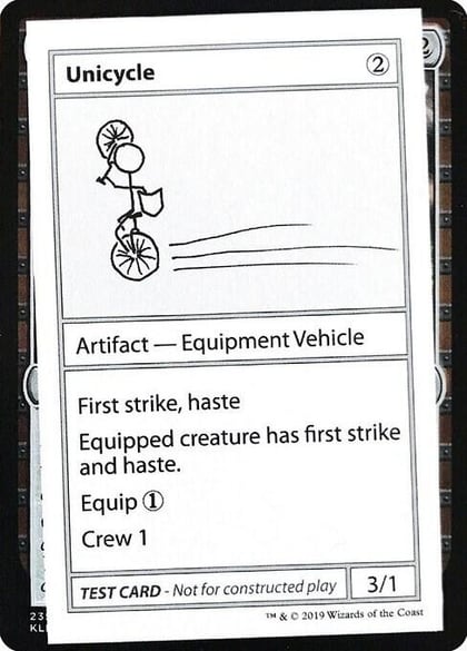 Unicycle (No PW Symbol), Mystery Booster: Convention Edition Exclusives #247012
