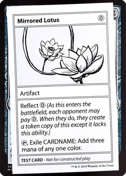 Mirrored Lotus (No PW Symbol), Mystery Booster: Convention Edition Exclusives #247015
