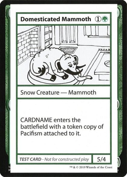 Domesticated Mammoth (No PW Symbol), Mystery Booster: Convention Edition Exclusives #247016