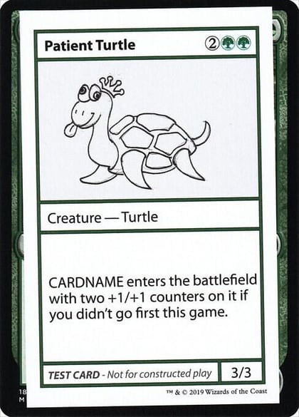 Patient Turtle (No PW Symbol), Mystery Booster: Convention Edition Exclusives #247021