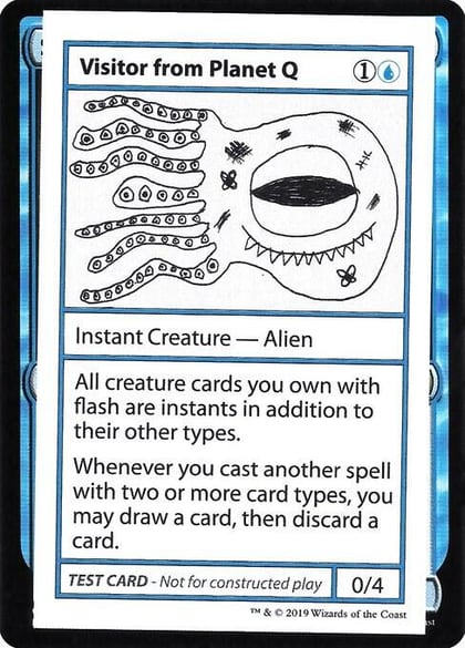 Visitor from Planet Q (No PW Symbol), Mystery Booster: Convention Edition Exclusives #247022