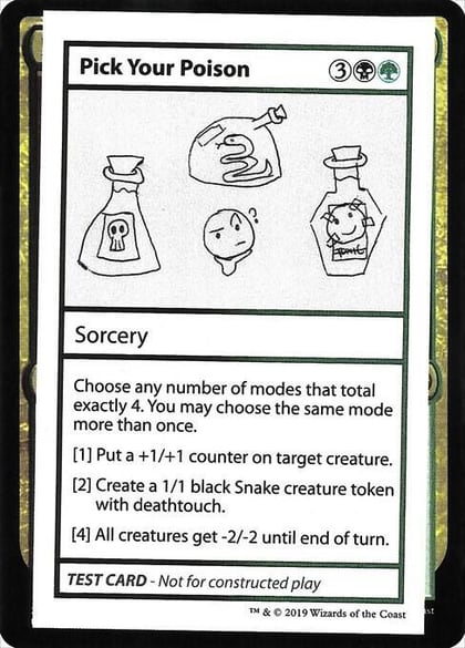 Pick Your Poison (No PW Symbol), Mystery Booster: Convention Edition Exclusives #247026